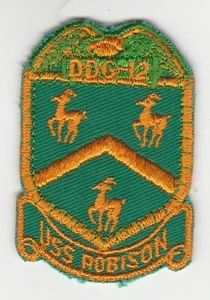Vintage USN US Navy USS Robison DDG-12 Guided Missile Destroyer patch - Picture 1 of 2