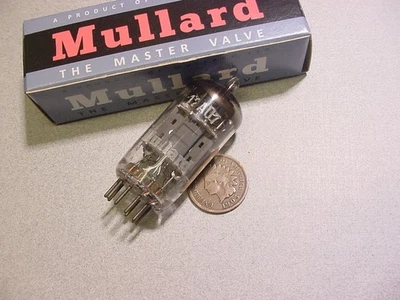 TUBO MULLARD BLACKBURN 12AU7 ECC82 (circa 1965 serie gf2 probado fuerte) *** Foto 1 de 3