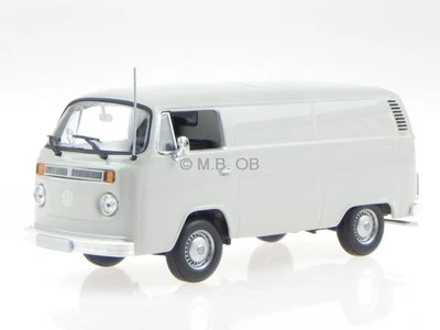 VW T2 furgone 1972 grigio modellino 940053060 Maxichamps 1:43 - Immagine 1 di 4
