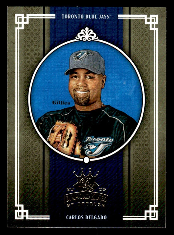 2005 Donruss Diamond Kings #240 Carlos Delgado Card Toronto Blue Jays - Image 1 of 2