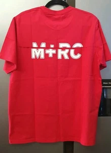 Camiseta M+RC Noir Roja Camiseta Talla M Streetwear Y2K Grande Gráficos Logo Jersey Para Hombres - Imagen 1 de 21