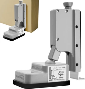 Fermaporta di Sicurezza Portatile Bloccaporta, Serratura di Sicurezza per Porta Viaggio Casa A - Foto 1 di 12