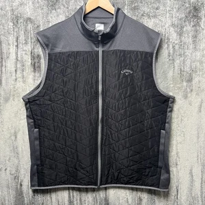 Callaway Vest Mens 2XL Quilted Full Zip Golf Lightweight Performance Outerwear - Picture 1 of 6