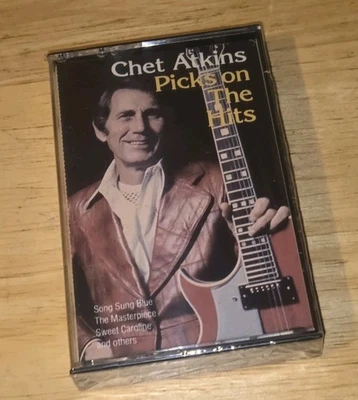 SEALED NEW Chet Atkins Picks on the Hits Cassette 1972/1989 BMG/RCA CAK-2712 - Image 1 of 3