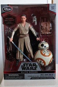 DISNEY STAR WARS Rey and BB-8 Elite Series Die Cast Action Figure - Picture 1 of 10
