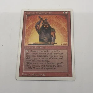 Magic The gathering Dwarven Weaponsmith Revised Edition Uncommon Creature - Picture 1 of 14