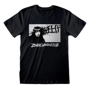 Zombie Makeout Club HELP Black Adult T-Shirts NEW OFFICIAL ZMC Merch - Picture 1 of 1