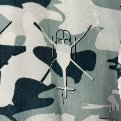 Camisa Helicóptero Camuflaje Hombre Talla XL Estampado Completo Camisa Hawaiana Usada en Excelente Condición E2350 Foto 1 de 4