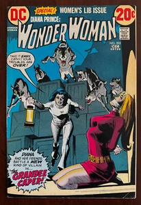 Wonder Woman #203 - Cubierta clásica de bondage - Bonito libro - 1972 Women's lib story - Imagen 1 de 4