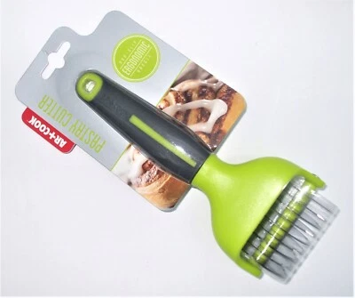 Cortador de pastelería Art+Cook antideslizante mango ernogómico hoja de acero inoxidable - verde Foto 1 de 4