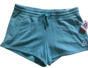 Reebok Renew French Terry Relaxed Short With Pockets Blue Drawstring Size XL - Picture 1 of 4