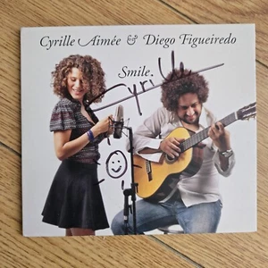 RARE SIGNED: Cyrille Aimée : Smile (CD SELF-RELEASED 2009) Diego Figueiredo JAZZ - Picture 1 of 10