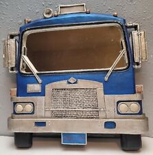 Child Art Plaster Truck Mirror Vintage 1977 Man Cave