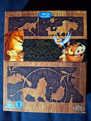The Lion King Trilogy Blu-ray (2012) Roger Allers cert U, 3 discs , all region  - Image 1 of 2