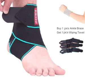 Ankle Support Adjustable Ankle Brace Breathable Nylon Material Super Elastic - Picture 1 of 4