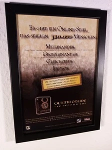 Ultima online the second age Werbeblatt Gerahmt Poster Ad Page framed Werbung - Bild 1 von 2