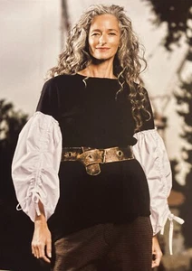 Alembika Black & White Asymmetrical Lagenlook Tunic. Compare @ $240. - Imagen 1 de 7