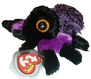 Ty Beanie Boos - CREEPER the Spider / Halloween Tarantula (6 Inch) NEW MWMTs - Picture 1 of 13