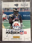 MARSHALL FAULK 2011 PANINI BLACK FRIDAY MADDEN ON CARD RAMS AUTO