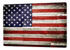 Blechschild Weltenbummler Flagge USA