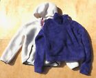 Size Medium Girls Fleece Pullovers Target White & Purple 2 Pcs