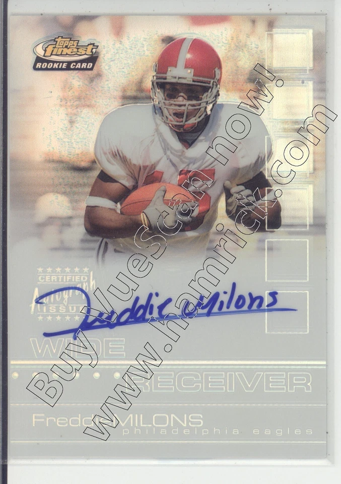 freddie milons rookie rc draft auto autograph alabama crimson tide college #/175 - Image 1 of 1