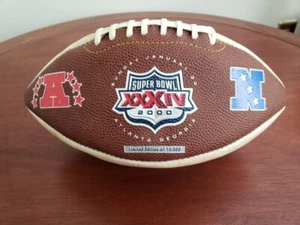 2000 Super Bowl XXXIV (34) Commemorative Football NFL Atlanta Georgia - Bild 1 von 4