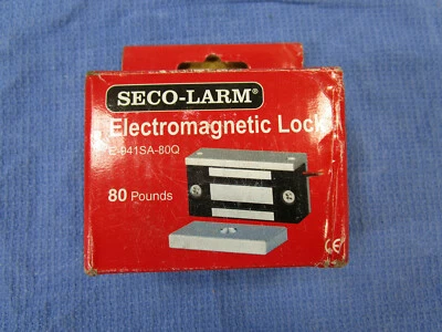 SECO-LARM Electromagnetic Lock, 80 pounds part#E-941SA-80Q - Image 1 of 3