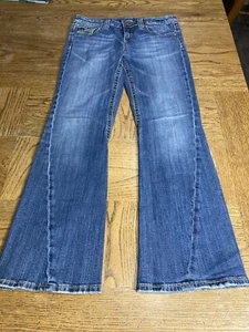 Vigoss 11 Ultra Flare Medium Wash Jeans 34 x 29 - Picture 1 of 11