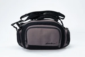 Eddie Bauer Camera Case Bag Crossbody Gray Black - Picture 1 of 5