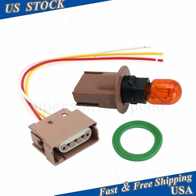 For Jeep Grand Cherokee Compass Patriot Park Turn Signal Socket & Bulb Plug - Image 1 of 4