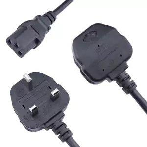 Für Xbox One/360/PS4 PRO Netzteil Wasserkocher Bleikabel 3-polig UK Stecker Lot - Bild 1 von 25