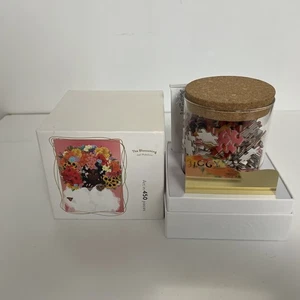 Nuevo Jiggy The Blossoming Cat Mariposa Flores Arte en 450 Piezas Puzzle N1 - Imagen 1 de 6