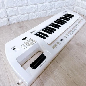 Roland AX-09 Lucina 37-Key Keytar Shoulder Keyboard Synthesizer White From Japan - Picture 1 of 9