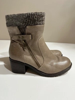 Baretraps Boot Mid-Calf Boots Brown Leather Women Danette Size 7M - Image 1 of 4