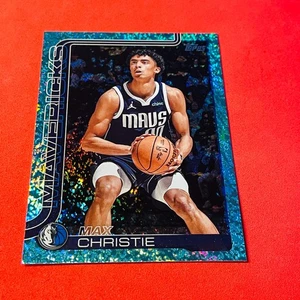 Max Christie .. AQUA FOIL .. Dallas Mavericks .. 2025-26 Topps PARALLEL Card 174 - Bild 1 von 2