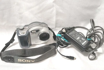 Цифровая камера Sony Mavica MVC-CD350 3,2 Мп со шнуром зарядного устройства и аккумулятором протестирована  - Изображение 1 из 4