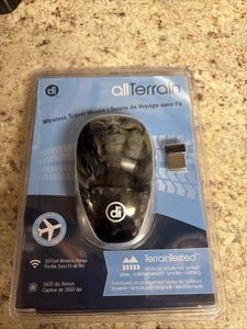 Wireless Mouse Di All Terrain Black and Silver Computer Travel 🧭 🛒🛍️ - Picture 1 of 4