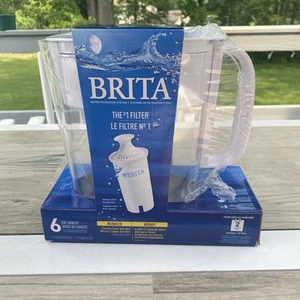 Brita Space Saver 6-Cup Pitcher with Filter New - Picture 1 of 3