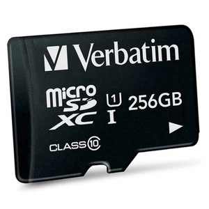 Verbatim microSD 256GB Max 90MB/s UHS-1 U1 class10 Reliable domestic support by - Picture 1 of 5
