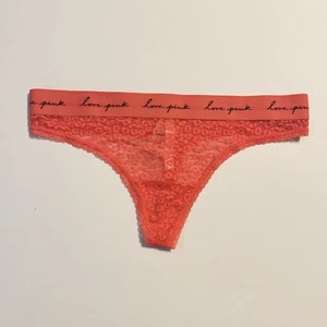 Victoria's Secret PINK Leopard Lace Thong Panty Large - Picture 1 of 5