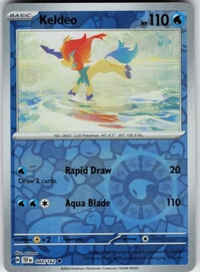 Pokemon Keldeo 044/162 SV05: Temporal Forces NM Reverse Holo card - Picture 1 of 2