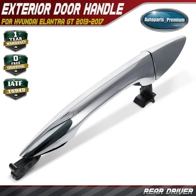 Manija de puerta exterior del conductor trasero para Hyundai Elantra GT 2013 2014 2015 2016 2017 Foto 1 de 4