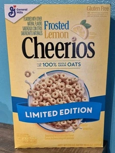 New Limited Edition Cheerios Frosted Lemon Breakfast Cereal 10.9oz Gluten Free - Picture 1 of 3