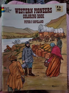 Western Pioneers - Dover Malbuch von Peter Copeland - Bild 1 von 3