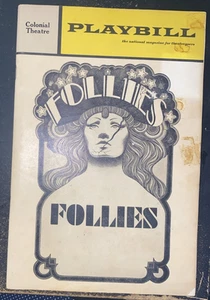 Sondheim FOLLIES Alexis Smith Yvonne De Carlo 1971 Boston Tryout Playbill - Bild 1 von 6