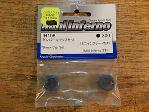 IH108 Shock Cap Set (Blue) - Kyosho Mini Inferno - Picture 1 of 1