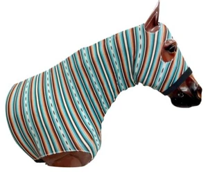 Teal Serape Lycra Hood - Picture 1 of 1