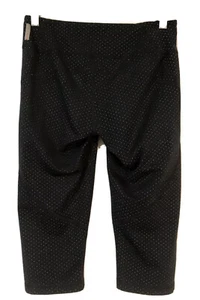 Zella Eggings Cortos Mujer Talla PEQUEÑA Negro Arco Iris Lunares Cintura Alta A105 - Imagen 1 de 6