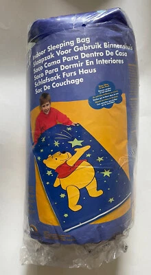 Disney Winnie The Pooh Indoor Sleeping Bag 30x57 NEW - Image 1 of 4